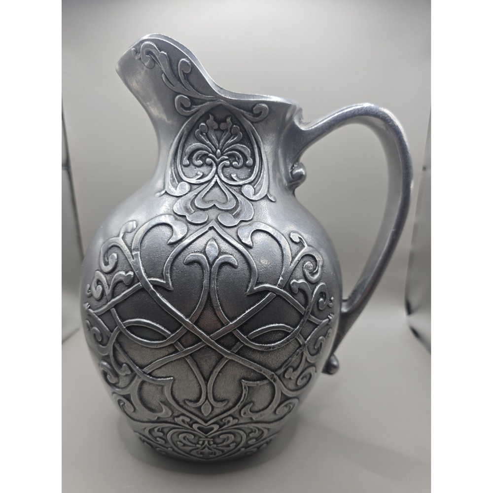 "Forevermore" Statesmetal Pewter Pitcher Large Size by Carson Industries 1996